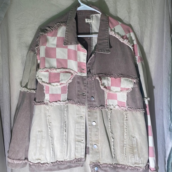 Denim Jacket, colorful - Picture 1 of 2